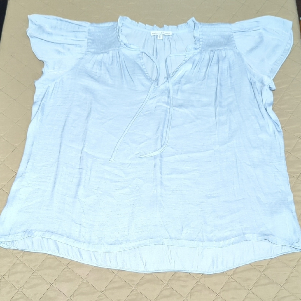 Madison d'Amélie Paris Light Blue Women's  Blouse Size L
